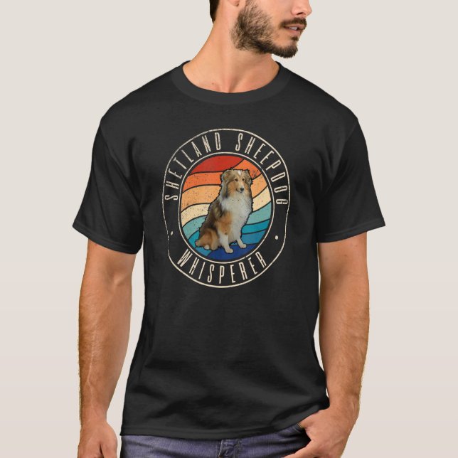 T-shirt Shetland Sheepdog Whisperer (Devant)