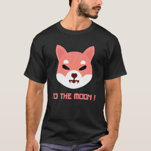 T-shirt $Shib Vers La Lune : Shiba Inu Coin Shiba Token Cr