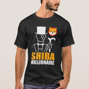 T-shirt Shiba Coin Cryptomonnaie Shiba Crypto Millionaire