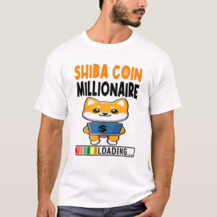 T-shirt Shiba Coin Le Millionaire Chargement Token Coin Sh