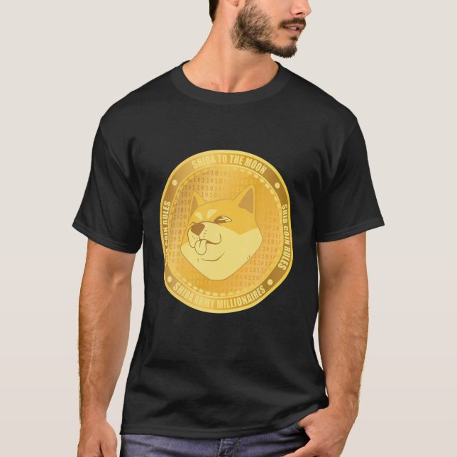 T-shirt Shiba Coin Millionaire Crypto HODL Shiba Inu Coin (Devant)