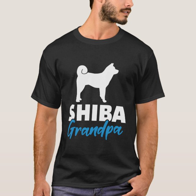 T-shirt Shiba Grand-pa (Devant)