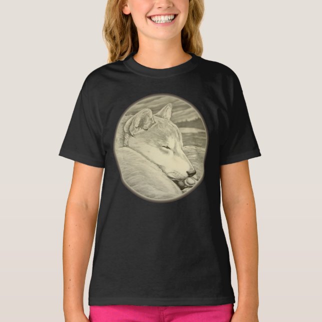 T-shirt Shiba Inu Chemises Amoureux de les chiens  (Devant)