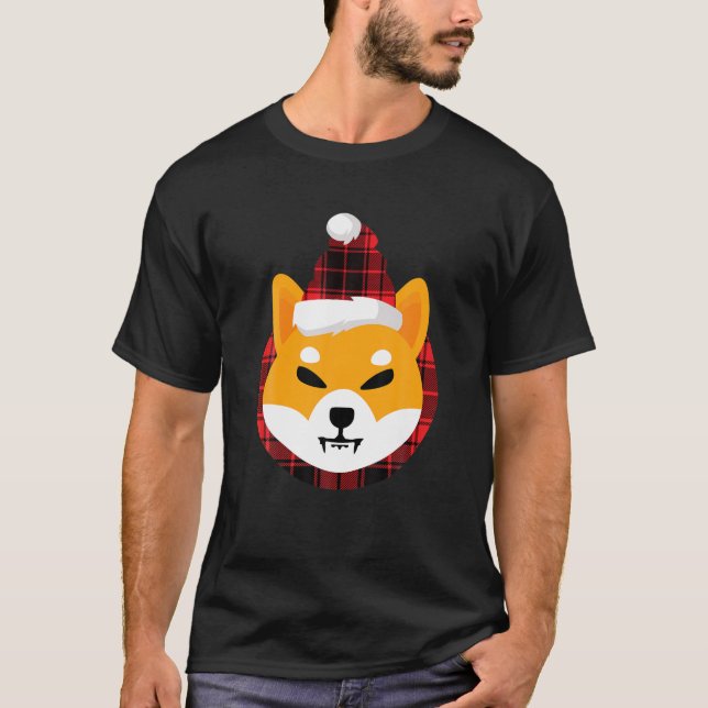 T-shirt Shiba Inu Coin Crypto Decal Père Noël Fairy Xmas (Devant)