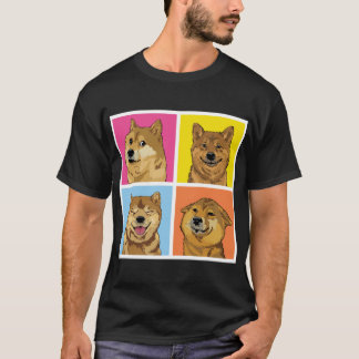 T-shirt Shiba Inu Funny Mème chiens Frame