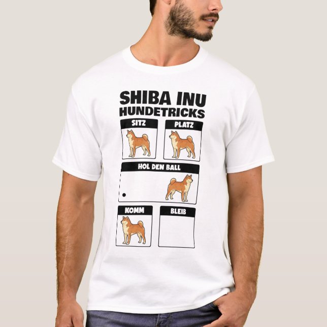 T-shirt Shiba Inu Hundetricks (Devant)
