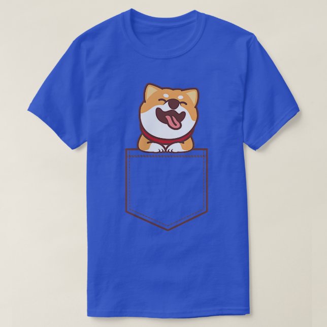 T-shirt Shiba Inu Pocket Puppy Dogs Lover Puppies Dog Owne (Design devant)