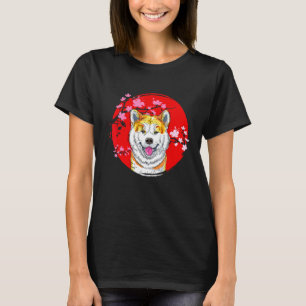 T-shirt Shiba Inu Sakura Japonais inspiré Japon