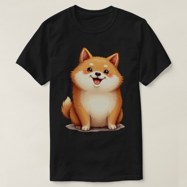 T-shirt Shiba Marshmallow (Design devant)