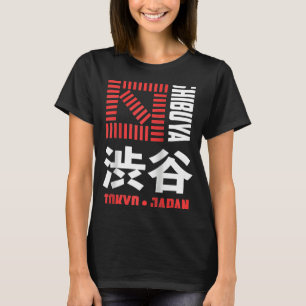T-shirt Shibuya Tokyo Japon Souvenir Japonais Kanji Shibuy