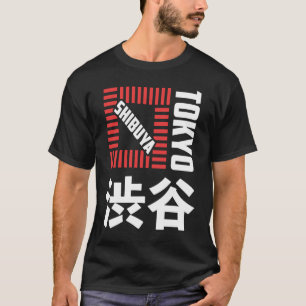T-shirt Shibuya Tokyo Japon Souvenir Japonais Kanji Shibuy