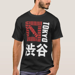 T-shirt Shibuya Tokyo Japon Souvenir Kanji japonais Shibuy