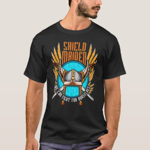 T-shirt Shield Maiden Nous Pouvons Combattre Pour Nous-Mêm