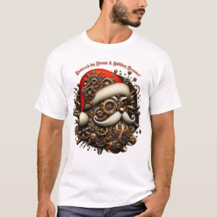T-shirt Shiftmas À Vapeur : Gears & Holiday Cheer!