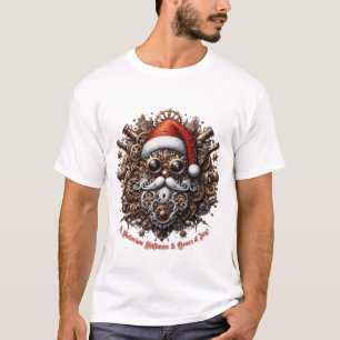 T-shirt Shiftmas victoriens : engrenages, vapeur et glaces