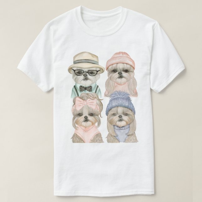 T-shirt Shih Tzu (Design devant)