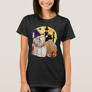T-shirt Shih Tzu Cute Dog Halloween Witch