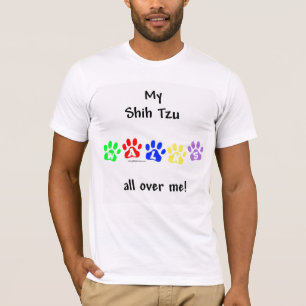 T-shirt Shih Tzu Marche Sur Vous