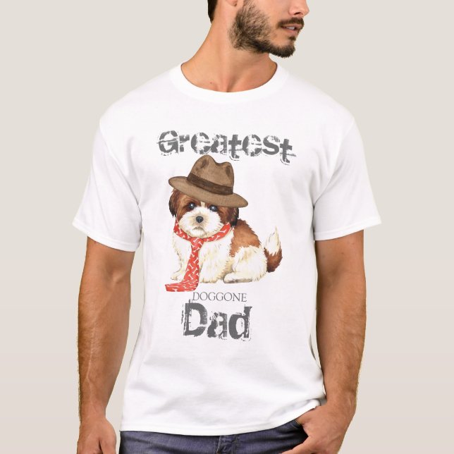 T-shirt Shih Tzu Papa (Devant)