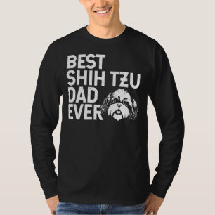 T-shirt Shih Tzu Papa Pour Hommes Garçons