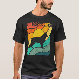 T-shirt Shiloh Shepherd Vintage coucher de soleil Maman Pa