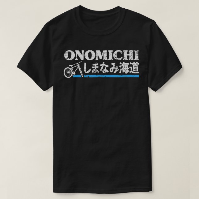 T-shirt Shimanami Kaido Japon Onomichi Imabari Vélo Roa (Design devant)