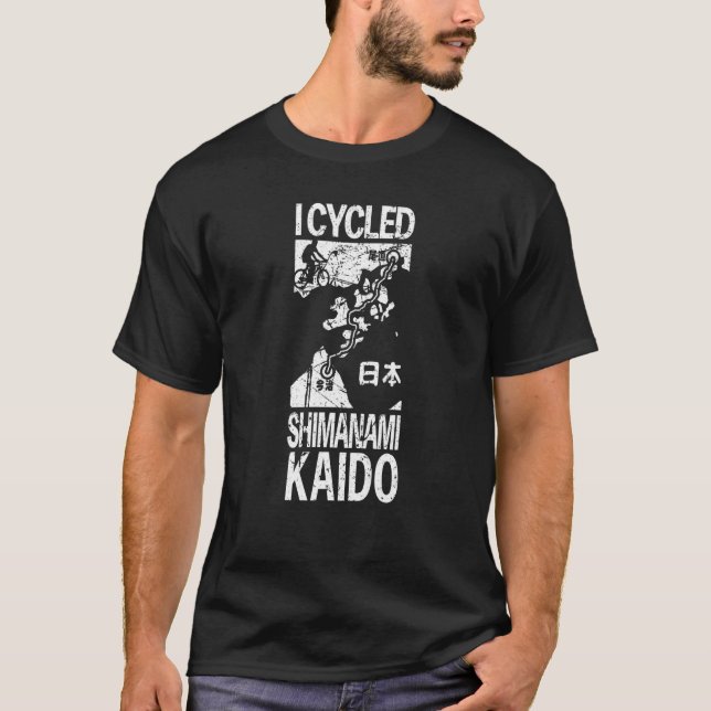 T-shirt Shimanami Kaido Japon Onomichi Imabari Vélo Roa (Devant)