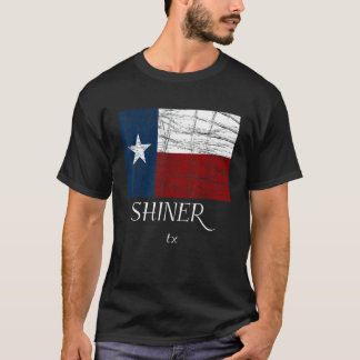 T-shirt Shiner TX - Texas Flag - City State Don
