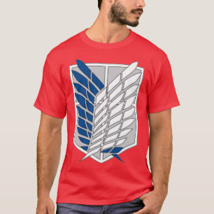 T-shirt Shingeki no kyojin Ailes de la liberté Redbulble