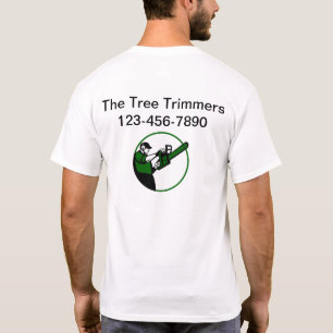 T-shirt Shirts de travail du logo de l'entreprise du servi