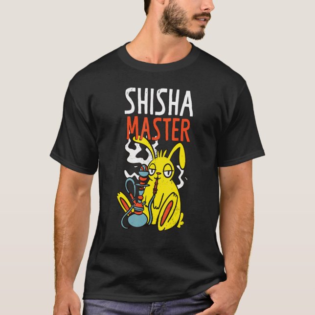 T-shirt Shisha Master Shisha Hookah Fumer (Devant)