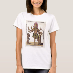 T-shirt Shiva as Virapatren, Lord with the ill-formed Evil