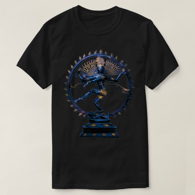 T-shirt Shiva Nataraj Seigneur de la Danse Cosmique et Rem (Design devant)