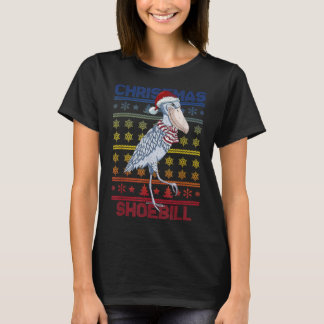 T-shirt Shoebill Santa Hat Ugly Sweater Christmas Bird Lov