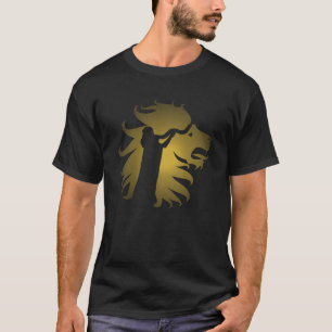 T-shirt Shofar dans le Lion de Juda en Or
