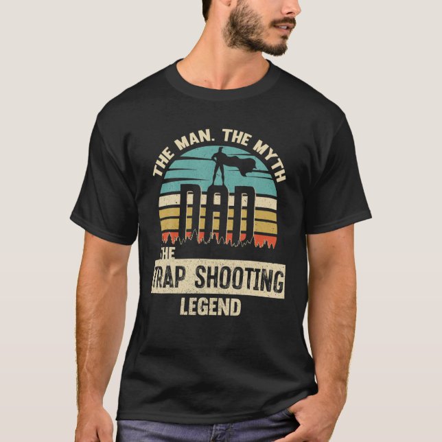 T-shirt Shooting de Papa Trap (Devant)