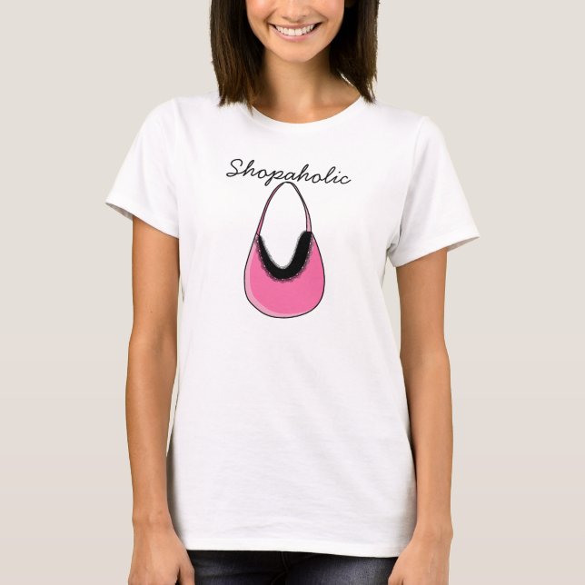 T-shirt Shopaholic (Devant)