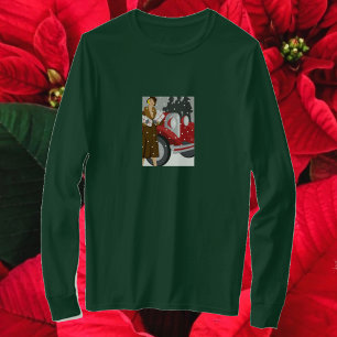 T-shirt Shopping dans la neige