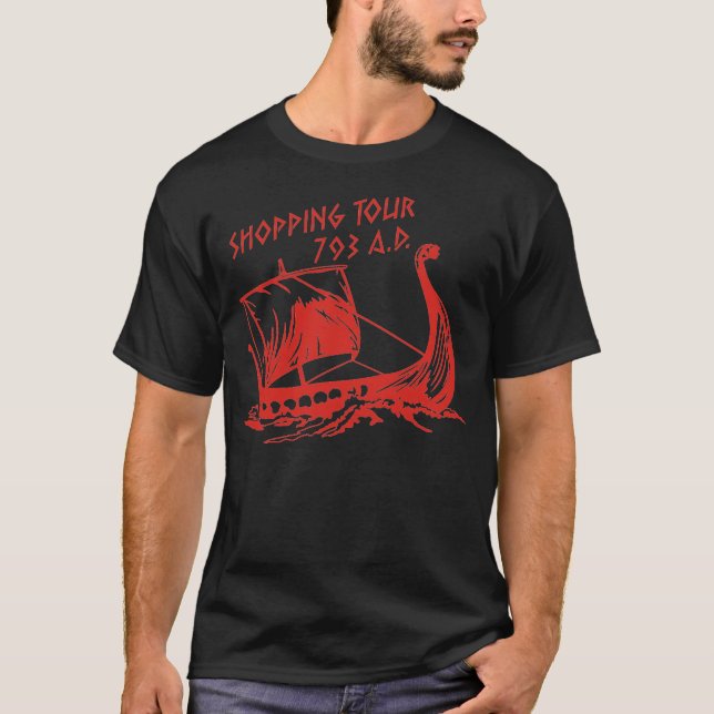 T-shirt Shopping itinéraire 793 en retraite (Devant)