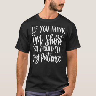 T-shirt Short People Blagues Gag Pour Femmes Filles Drôle