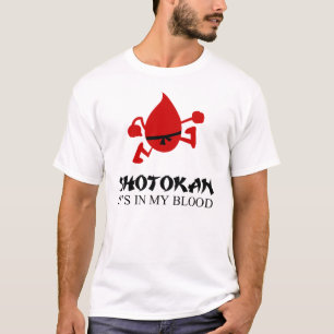 T-shirt shotokan il est dans mon sang