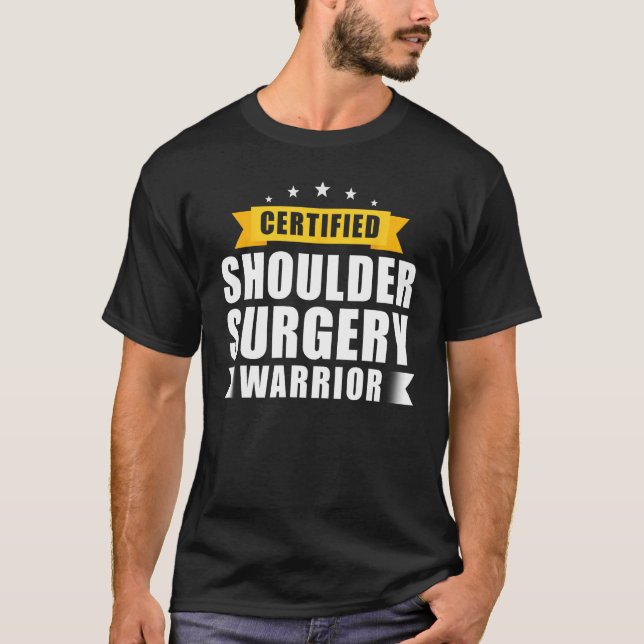 T-shirt Shoulder Surgery Survivor Recovery Humor Get Well (Devant)