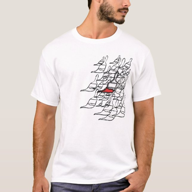 T-shirt shoulderpattern (Devant)