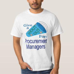 T-shirt Shout Out pour les gestionnaires d'approvisionneme
