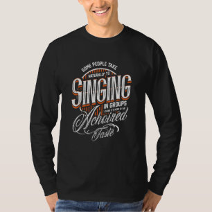 T-shirt Show Choir Pour Chanteur D'Opéra Chanter En Groupe