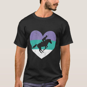 T-shirt Show Jumping Horse For Women Amp Girls Retro Cute