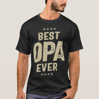 T-shirt Show Your Love For Grandpa With Best Opa Ever girl