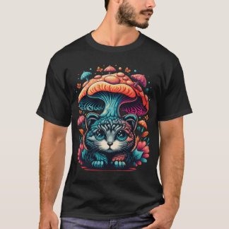 T-shirt Show Your Style with Cats and Mushrooms boy