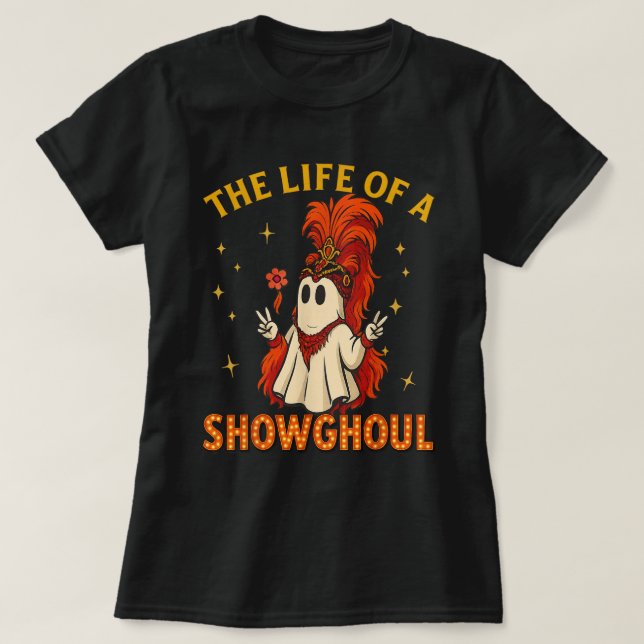 T-shirt Showghoul Ghost Girl Halloween Costume Tee (Design devant)