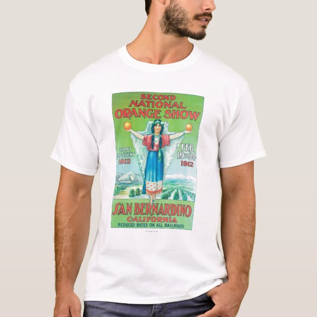 T-shirt ShowPoster orange national #4 (Devant)